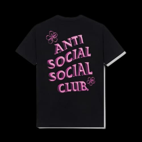 Anti Social Social Club Coral Crush T-shirt Black