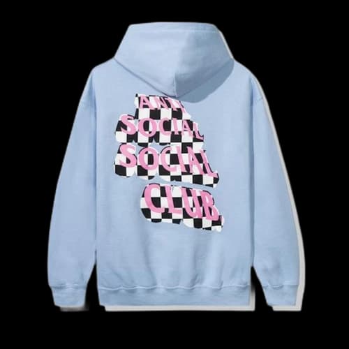 Anti Social Social Club Costumes Hoodie Sky Blue