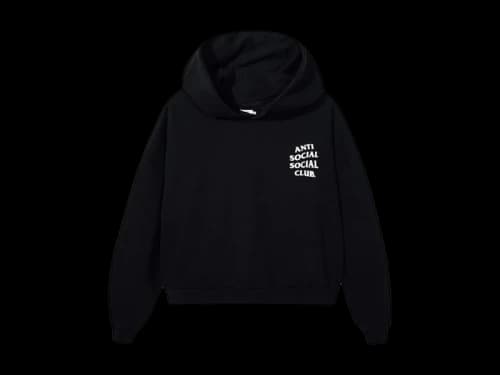 Anti Social Social Club Cozy Oversized Hoodie Black