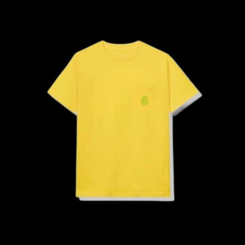 Anti Social Social Club Cross My Heart Tee Yellow