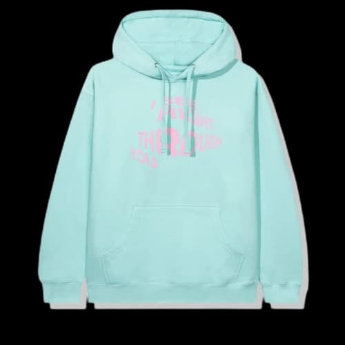 Anti Social Social Club Crystal Clear Hoodie Mint