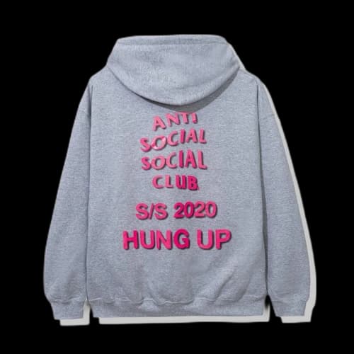 Anti Social Social Club Dialtone Hoodie Grey
