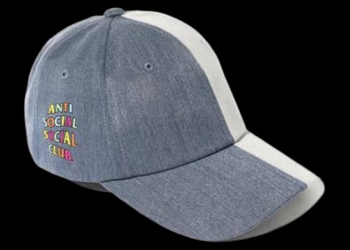 Anti Social Social Club Disorder Cap Blue