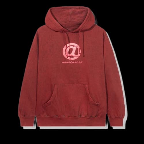 Anti Social Social Club Don't Hoodie Red