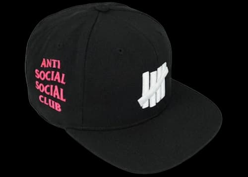 Anti Social Social Club Dot Come Cap Black
