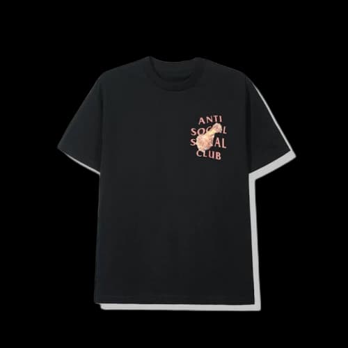 Anti Social Social Club Double Fried Tee (FW19) Black