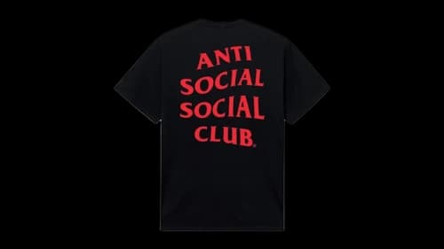 Anti Social Social Club Exit Tee Black