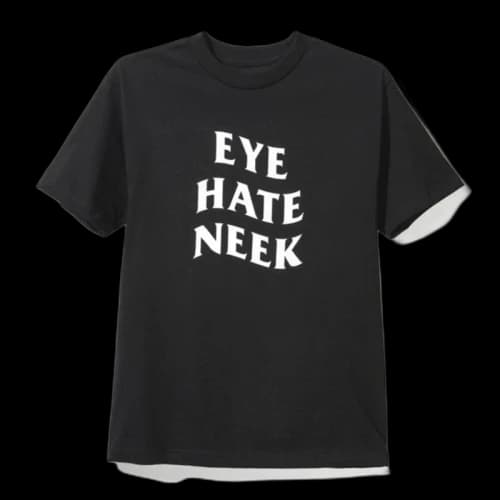 Anti Social Social Club Eye Hate Neek Tee Black