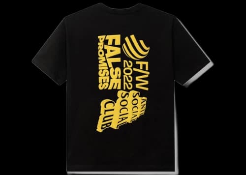 Anti Social Social Club False Promises T-shirt Black
