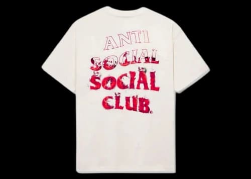 Anti Social Social Club Fire Inside Tee Natural