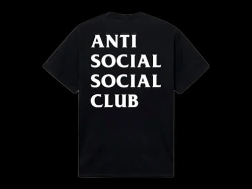 Anti Social Social Club First Post T-shirt Black