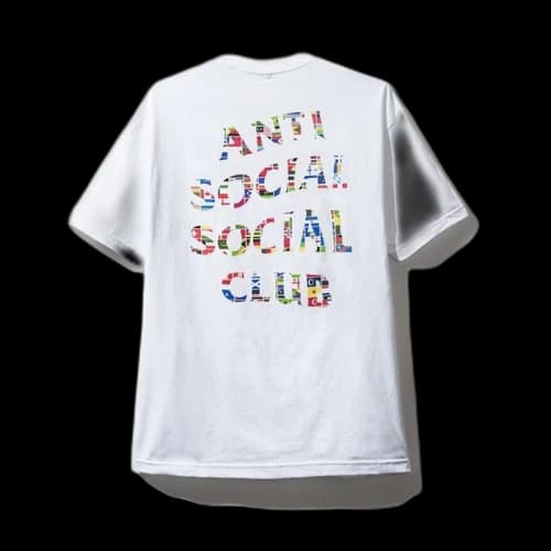 Anti Social Social Club Flag Tee White