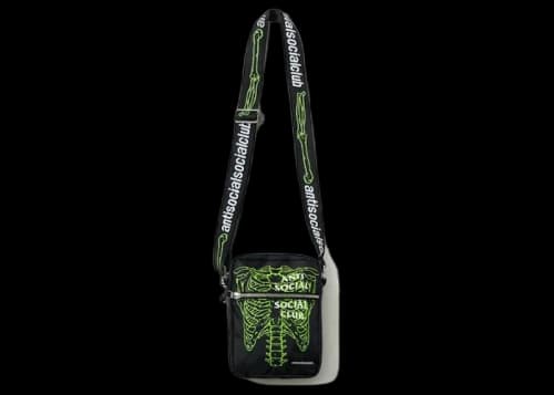 Anti Social Social Club Fracture Side Bag Black