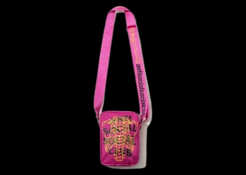 Anti Social Social Club Fracture Side Bag Pink