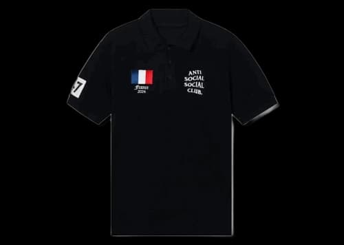 Anti Social Social Club France Polo Black