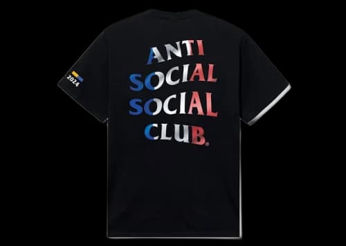 Anti Social Social Club France Tee Black