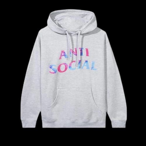 Anti Social Social Club Funky Forest Hoodie Grey