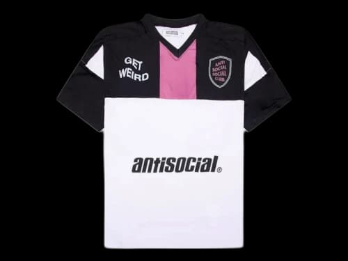 Anti Social Social Club Get Weird Soccer Jersey White
