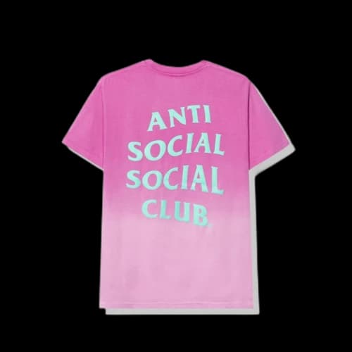 Anti Social Social Club Gone Tee Pink