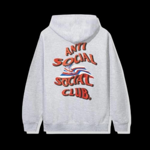 Anti Social Social Club Hawaii Hoodie Grey