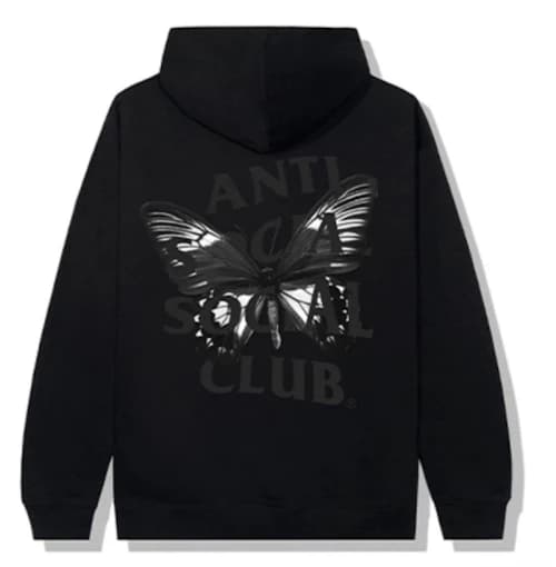 Anti Social Social Club Hidden Sky Hoodie Black