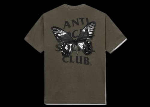 Anti Social Social Club Hidden Sky Tee Brown