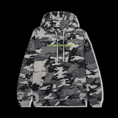 Anti Social Social Club :) * :( Hoodie Ice Camo