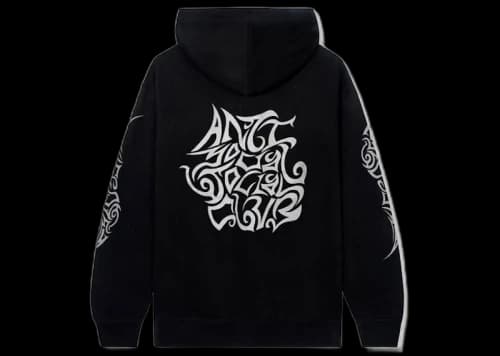 Anti Social Social Club I Get Into It Hoodie Black
