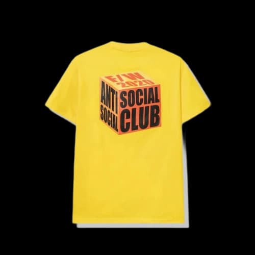 Anti Social Social Club I Wish I Was Wrong Tee Gold