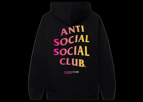 Anti Social Social Club Indoglo Hoodie Black