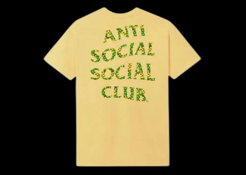 Anti Social Social Club It Never Fails Tee Yellow