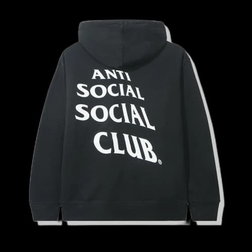 Anti Social Social Club Jock Hoodie Black
