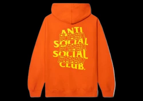 Anti Social Social Club Kaburosai Hoodie Orange