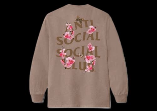Anti Social Social Club Kkotch Long Sleeve Sand
