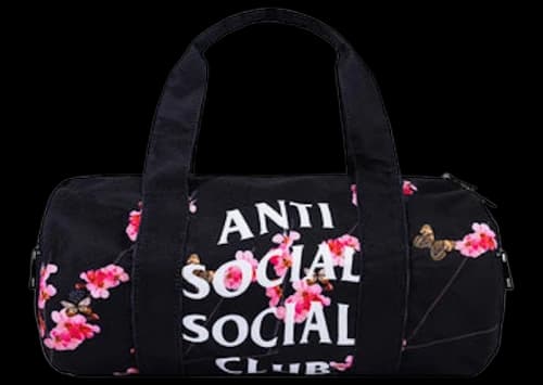 Anti Social Social Club Kkotch Side Duffel Bag Black