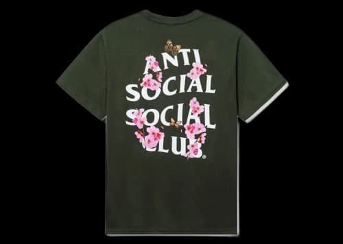 Anti Social Social Club Kkotch Tee Olive