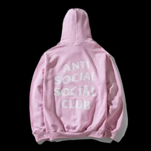 Anti Social Social Club Know You Better Hoodie Pink
