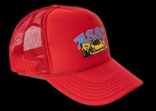 Anti Social Social Club Last Place Trucker Cap Red