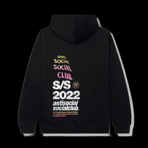 Anti Social Social Club Link In Bio Hoodie Black