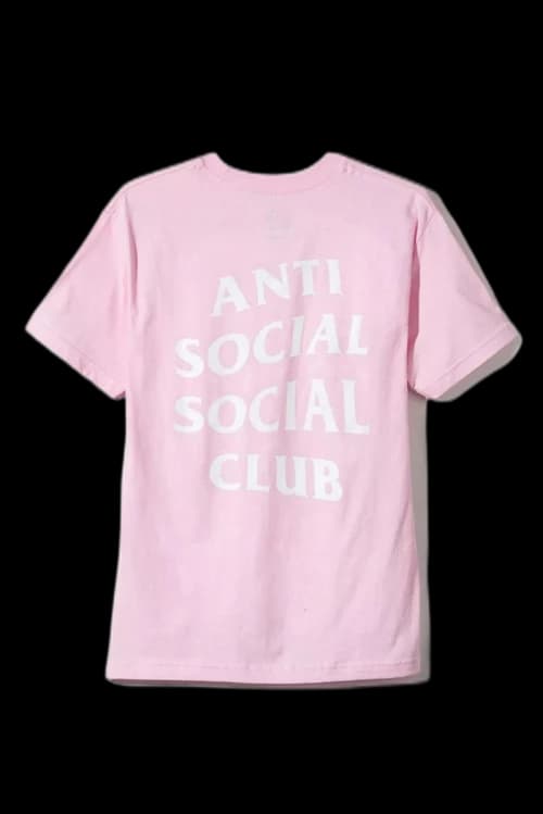 Anti Social Social Club Logo 2 T-shirt Pink