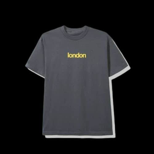Anti Social Social Club London Tee (FW19) Charcoal