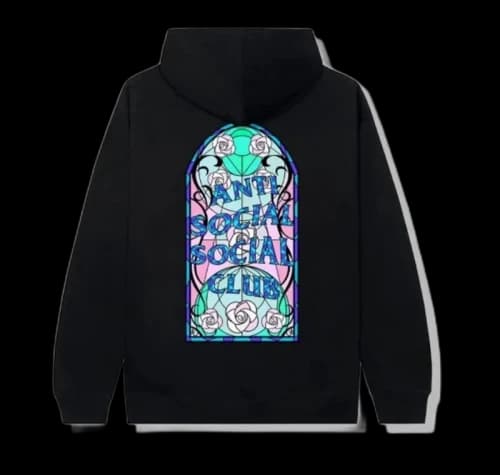 Anti Social Social Club Love Stain Hoodie Black
