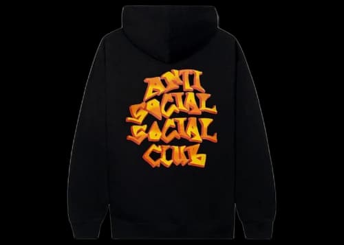 Anti Social Social Club Low Brow Hoodie Black