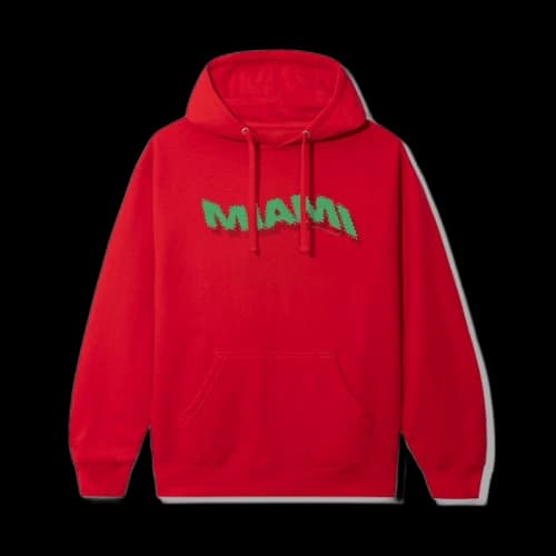 Anti Social Social Club Miami Hoodie Red