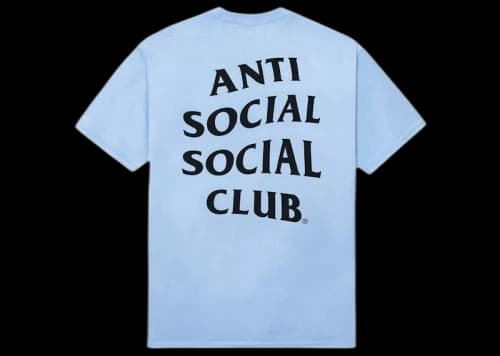 Anti Social Social Club Mind Game Tee Blue