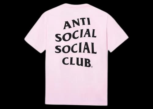 Anti Social Social Club Mind Game Tee Pink