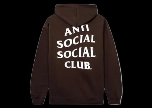 Anti Social Social Club Mind Games Hoodie Brown