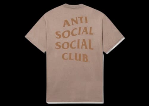 Anti Social Social Club Mind Games Tee Sand