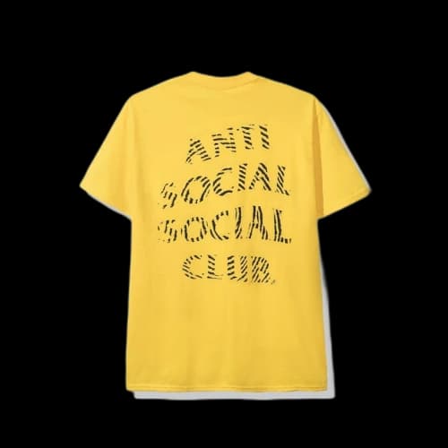 Anti Social Social Club Misprint Tee (FW19) Yellow