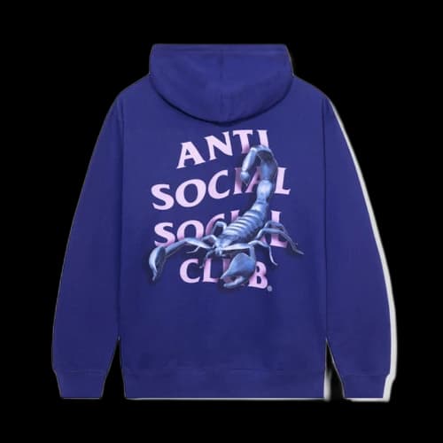 Anti Social Social Club Moodsting Hoodie Purple